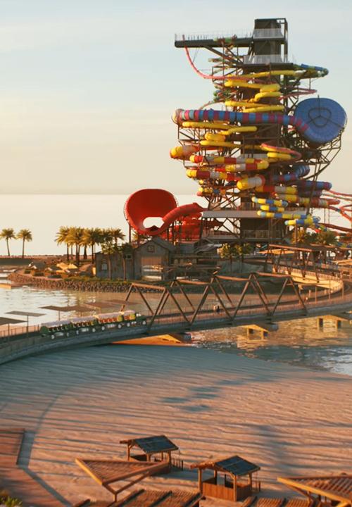 Meryal Waterpark - largest waterpark in Qatar